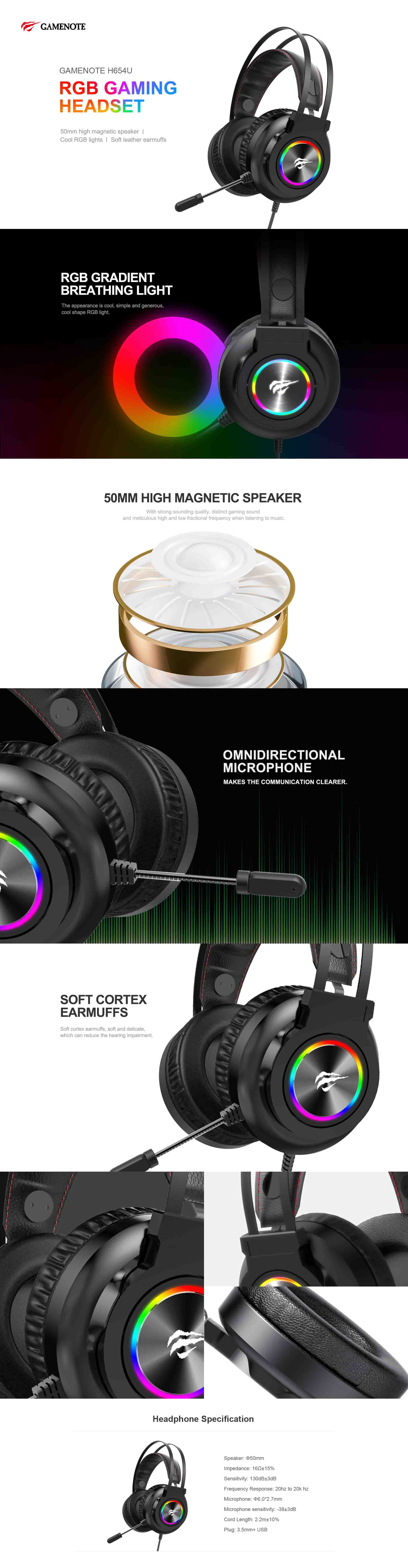 Havit H654U Stereo Gaming Headphone Price in Bangladesh Tech Land BD